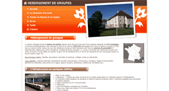 Desktop Screenshot of hebergement-de-groupes-fr.com